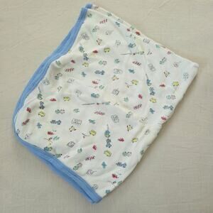 Vintage Transportation Pattern Baby Blanket